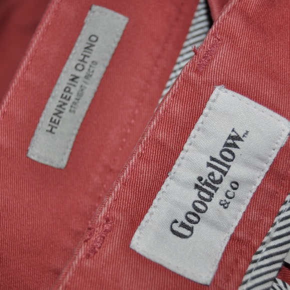 New GOODFELLOW Straight Hennepin Chino Pants NWT - Picture 6 of 8